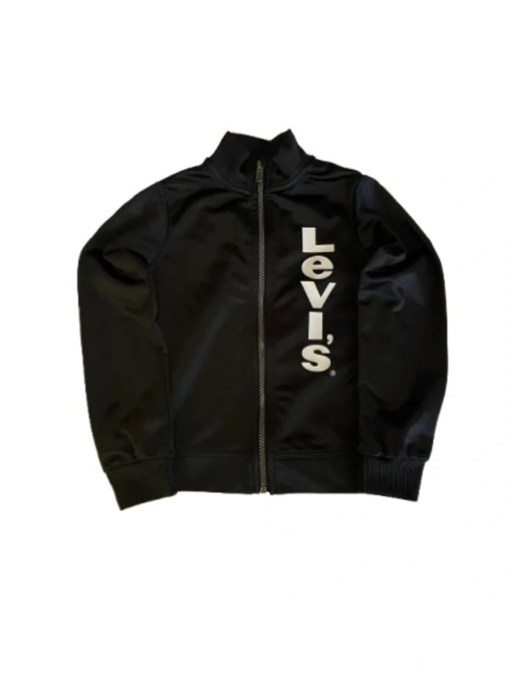Levi's Boys Black Jacket with White Logo Size 4T